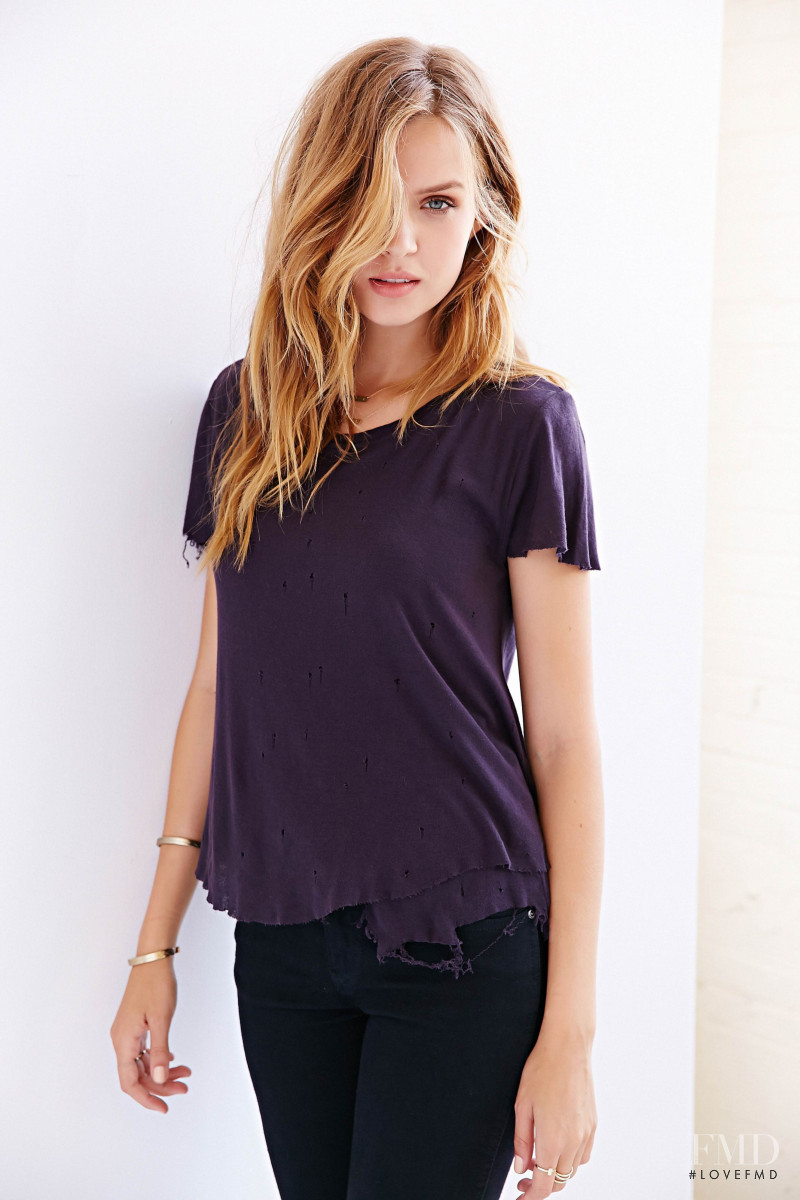 Josephine Skriver featured in  the Urban Outfitters catalogue for Autumn/Winter 2014