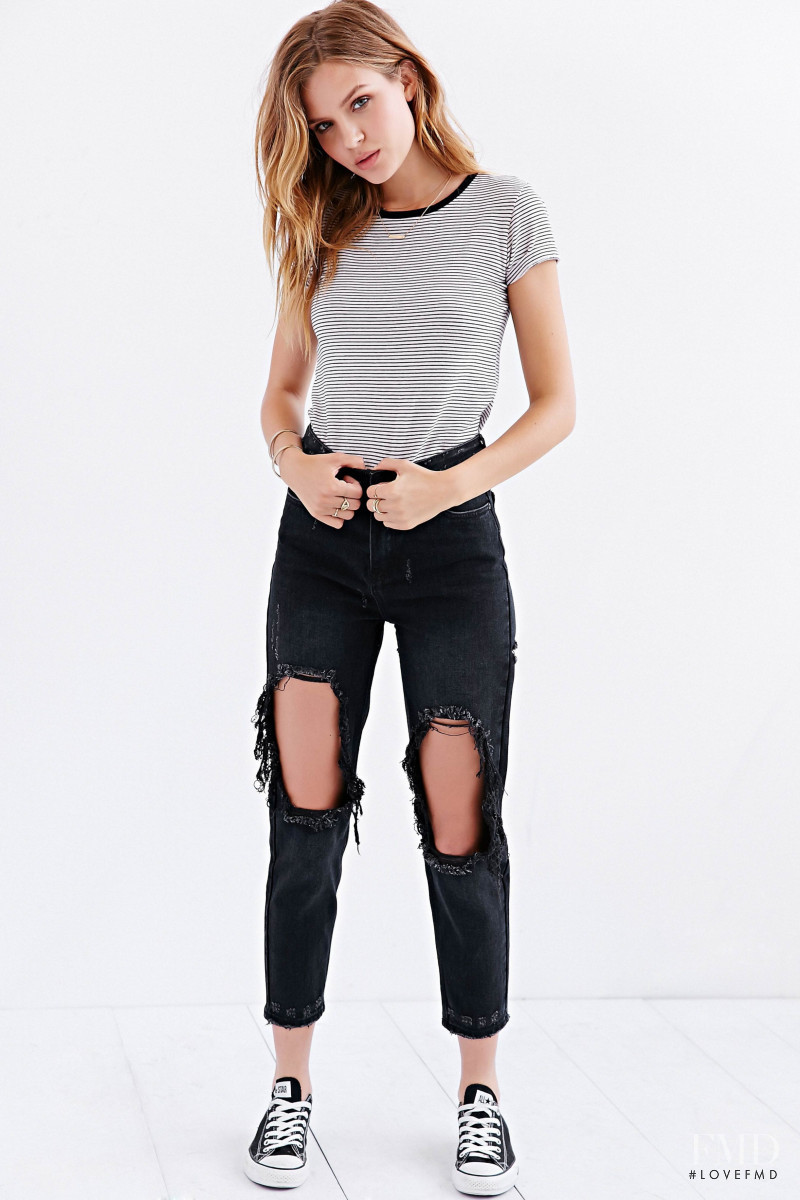 Josephine Skriver featured in  the Urban Outfitters catalogue for Autumn/Winter 2014