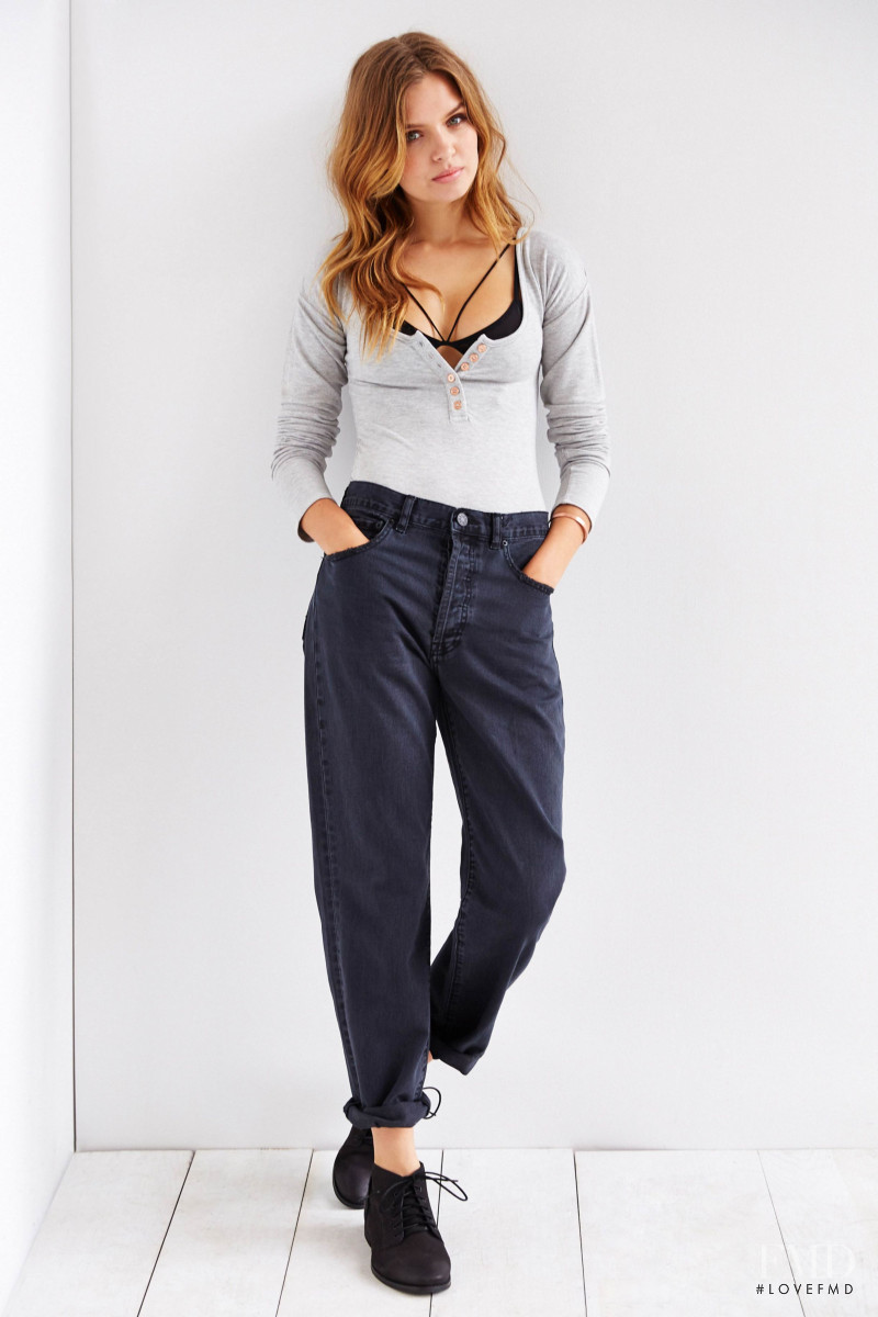 Josephine Skriver featured in  the Urban Outfitters catalogue for Autumn/Winter 2014