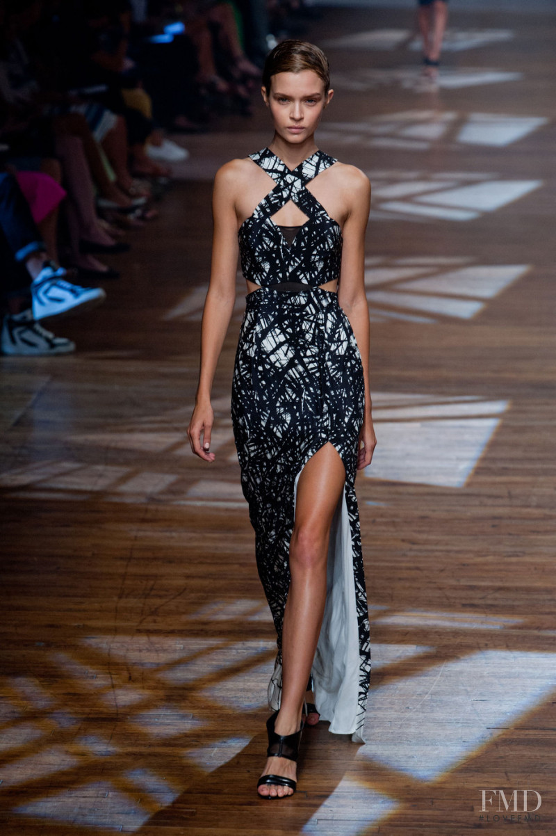 Josephine Skriver featured in  the Yigal Azrouel fashion show for Spring/Summer 2014