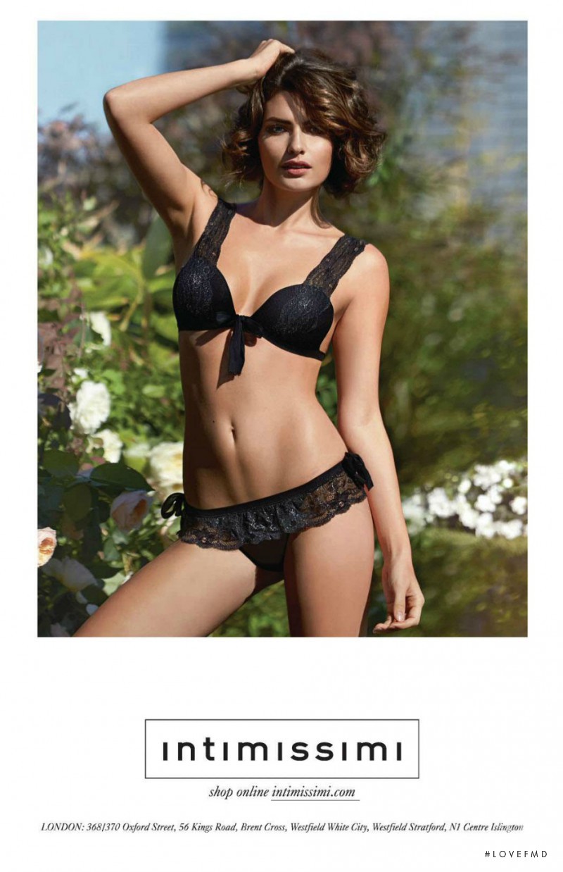 Alyssa Miller featured in  the Intimissimi advertisement for Spring/Summer 2011