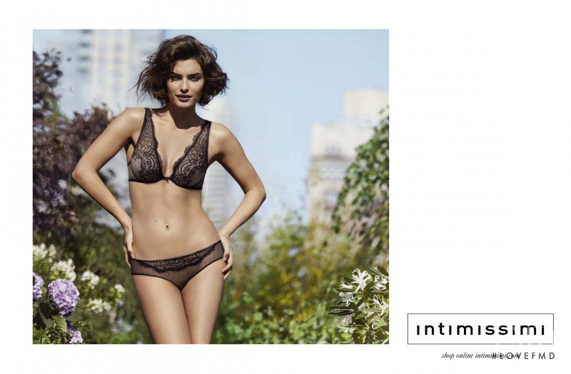 Alyssa Miller featured in  the Intimissimi advertisement for Spring/Summer 2011