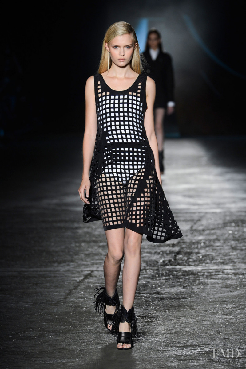 Josephine Skriver featured in  the Diesel Black Gold fashion show for Spring/Summer 2013