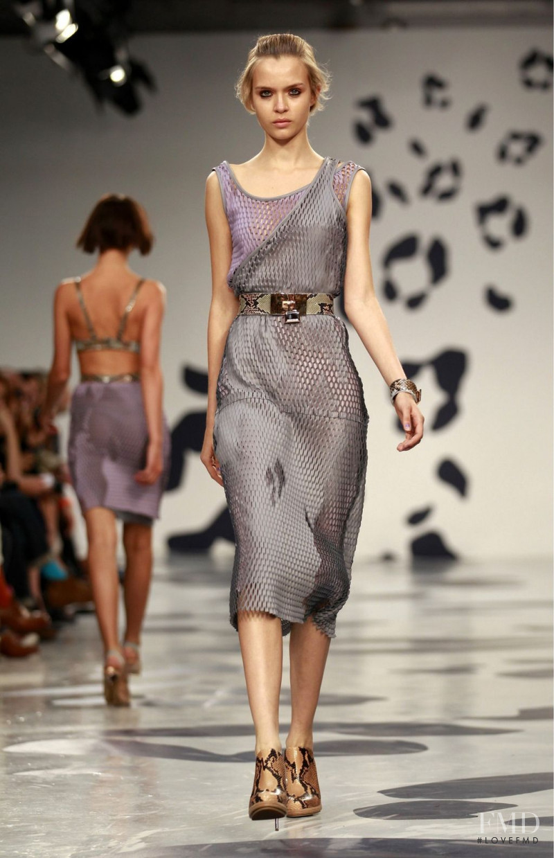 Josephine Skriver featured in  the House of Holland fashion show for Spring/Summer 2012