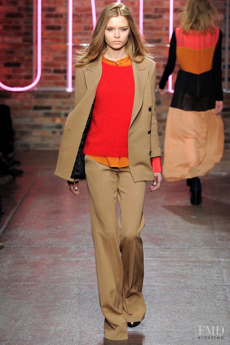 Josephine Skriver featured in  the DKNY fashion show for Autumn/Winter 2011