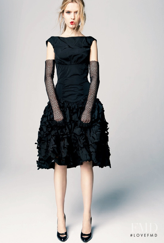 Josephine Skriver featured in  the Nina Ricci lookbook for Pre-Fall 2012