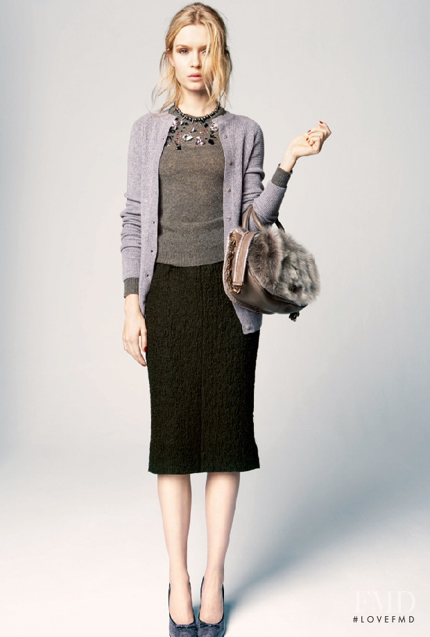 Josephine Skriver featured in  the Nina Ricci lookbook for Pre-Fall 2012