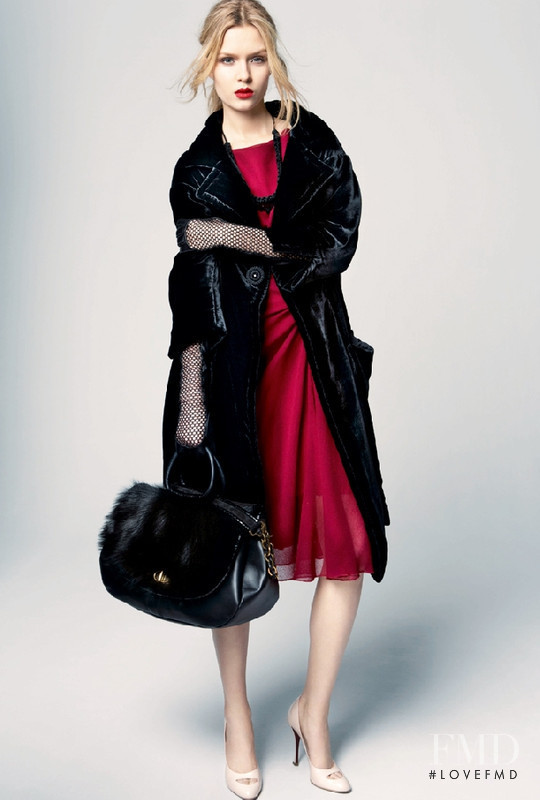 Josephine Skriver featured in  the Nina Ricci lookbook for Pre-Fall 2012