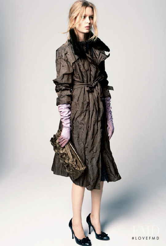 Josephine Skriver featured in  the Nina Ricci lookbook for Pre-Fall 2012