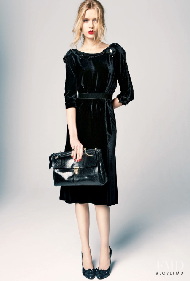 Josephine Skriver featured in  the Nina Ricci lookbook for Pre-Fall 2012