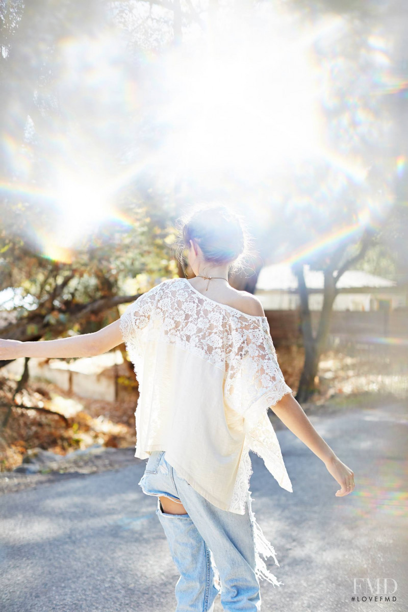 Josephine Skriver featured in  the Urban Outfitters catalogue for Spring/Summer 2014