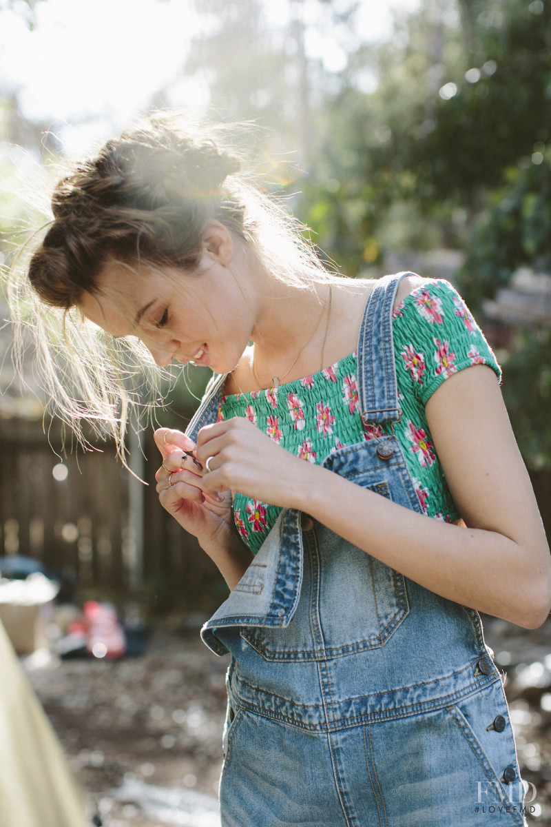 Josephine Skriver featured in  the Urban Outfitters catalogue for Spring/Summer 2014