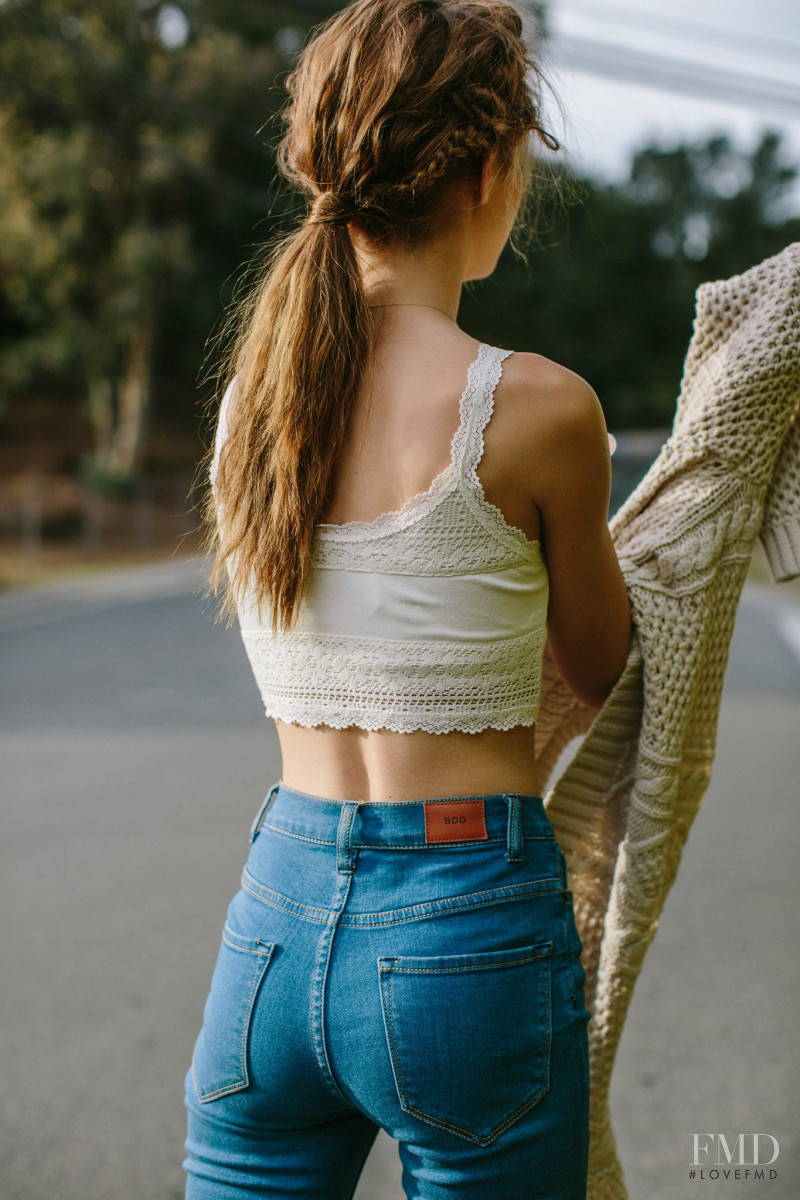 Josephine Skriver featured in  the Urban Outfitters catalogue for Spring/Summer 2014