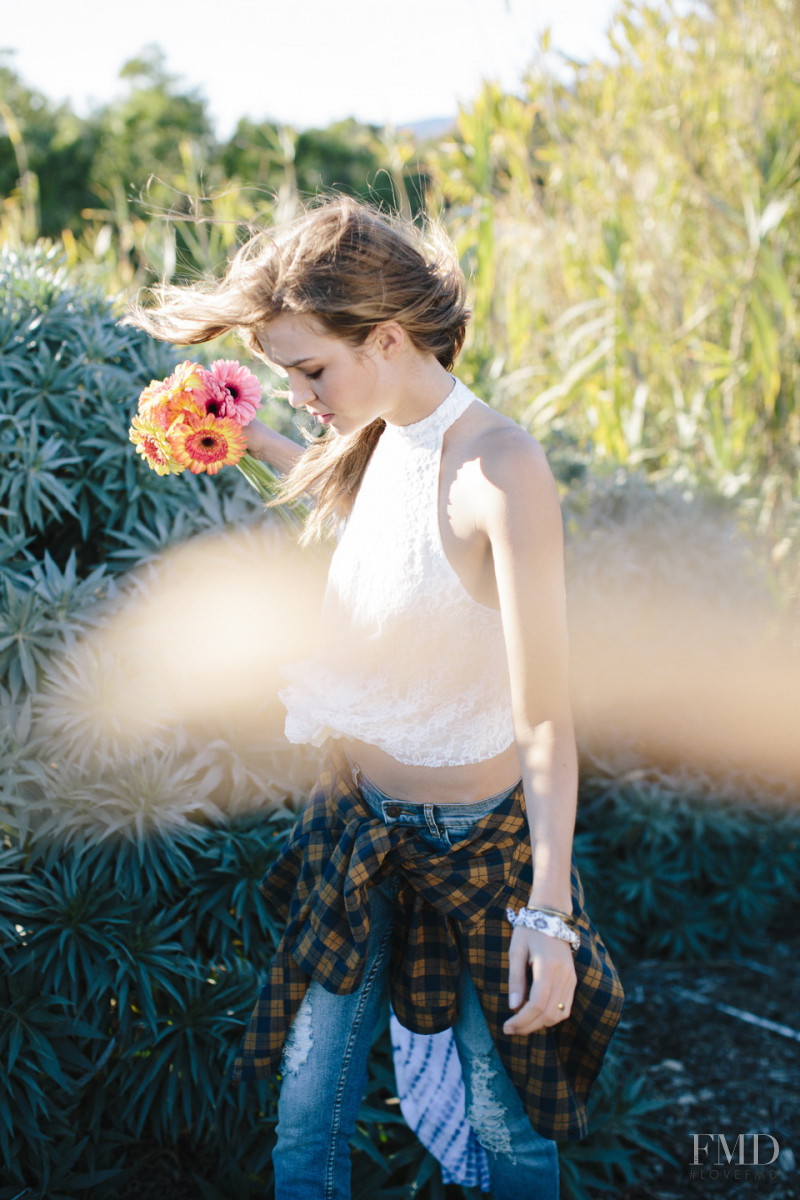 Josephine Skriver featured in  the Urban Outfitters catalogue for Spring/Summer 2014