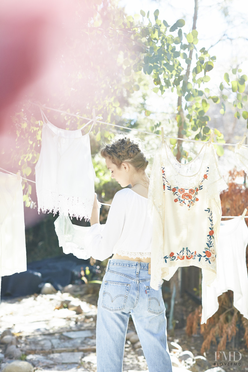 Josephine Skriver featured in  the Urban Outfitters catalogue for Spring/Summer 2014