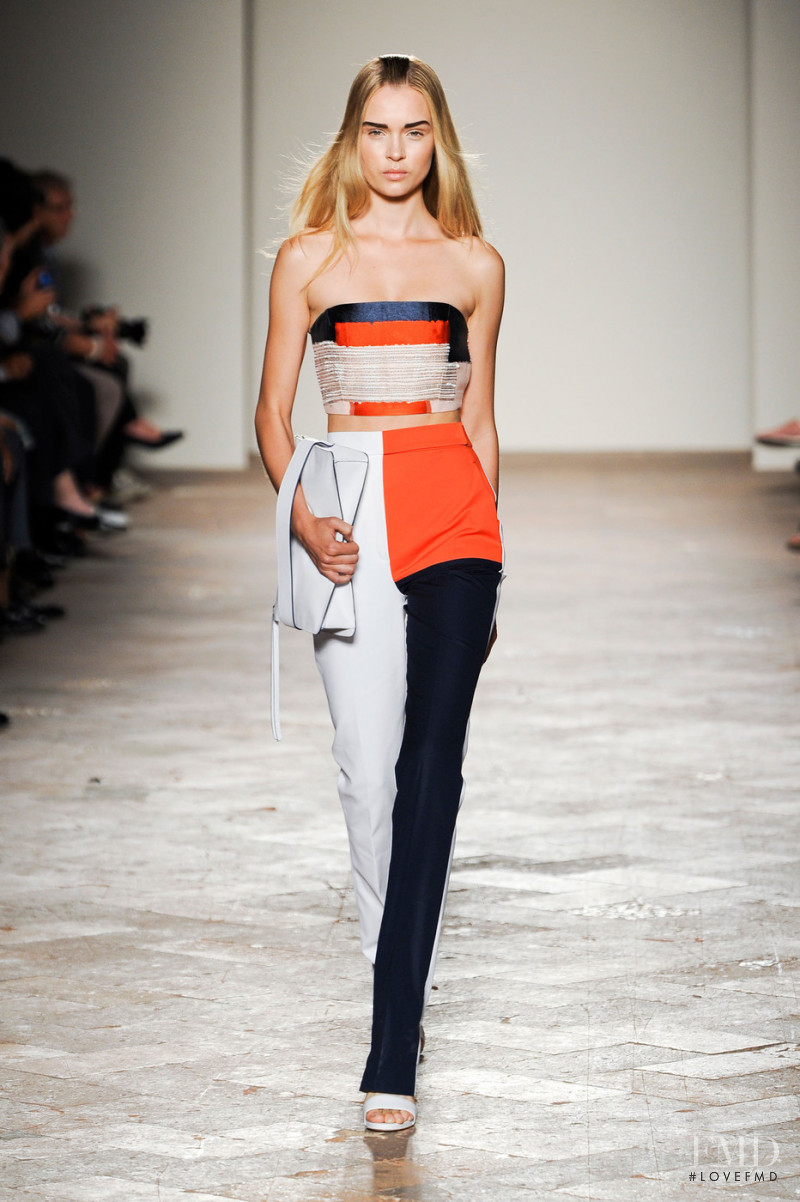 Josephine Skriver featured in  the Gabriele Colangelo fashion show for Spring/Summer 2013