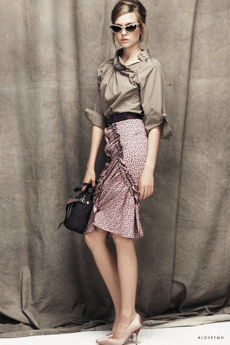 Josephine Skriver featured in  the Nina Ricci lookbook for Resort 2012