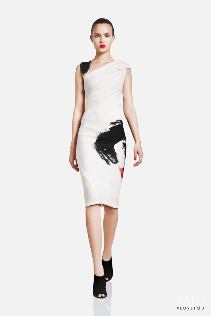 Josephine Skriver featured in  the Donna Karan New York lookbook for Resort 2012