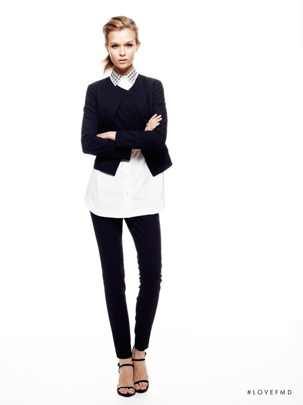 Josephine Skriver featured in  the Magaschoni catalogue for Pre-Fall 2014