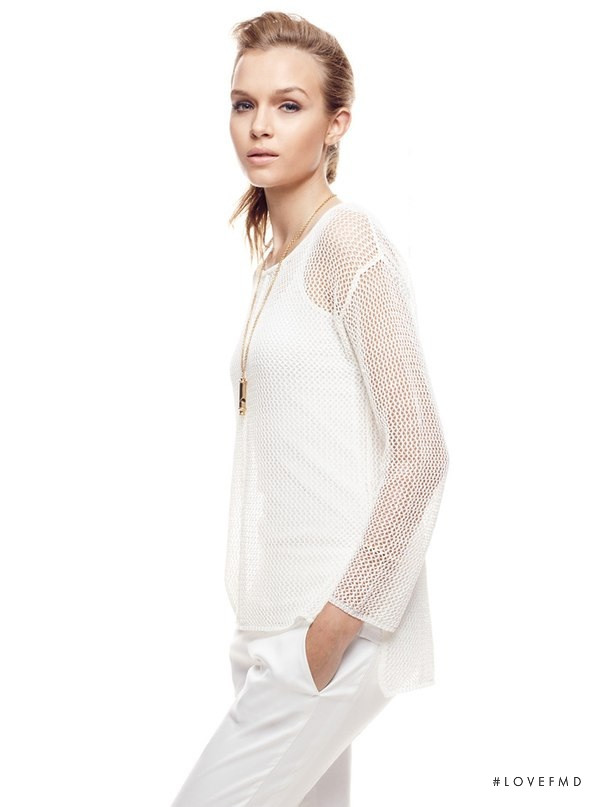 Josephine Skriver featured in  the Magaschoni catalogue for Pre-Fall 2014