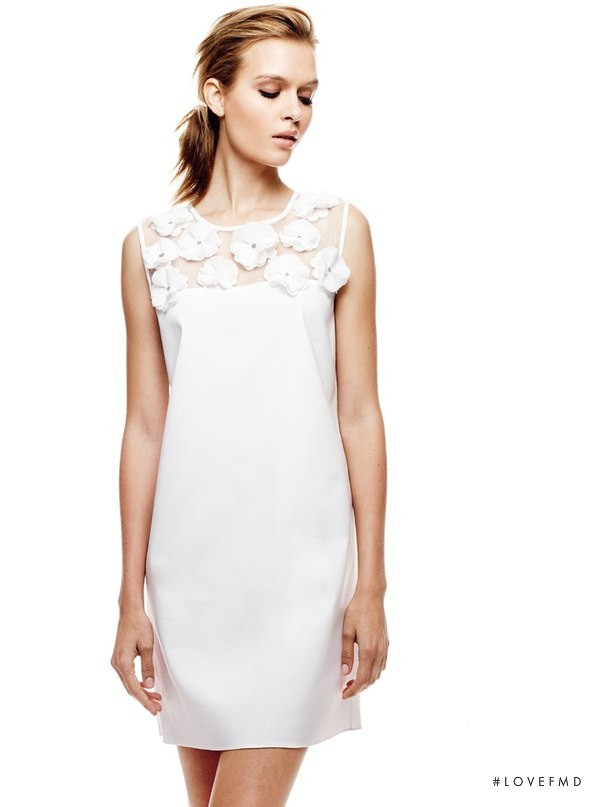 Josephine Skriver featured in  the Magaschoni catalogue for Pre-Fall 2014