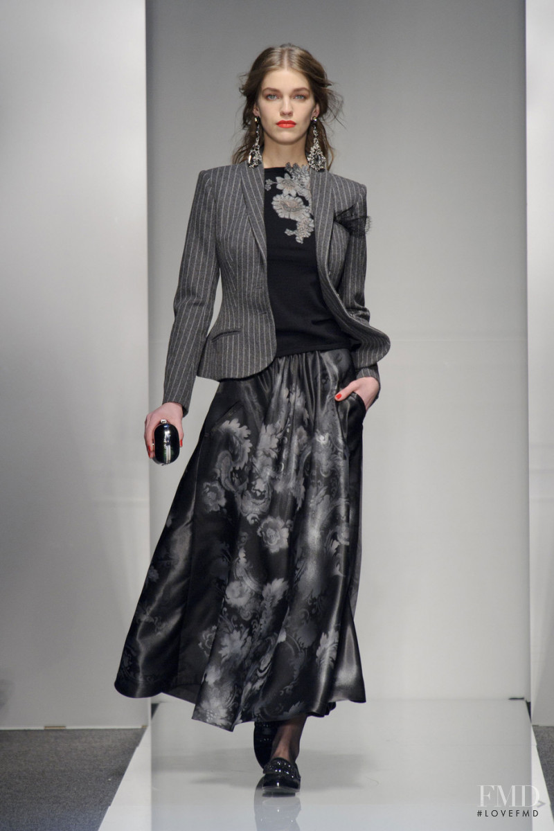 Samantha Gradoville featured in  the roccobarocco fashion show for Autumn/Winter 2013