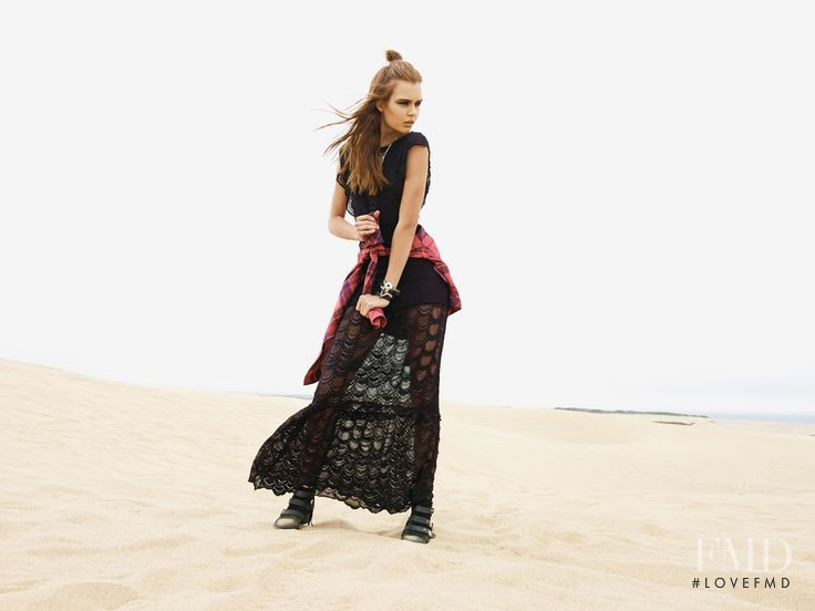 Josephine Skriver featured in  the REVOLVE lookbook for Pre-Fall 2013