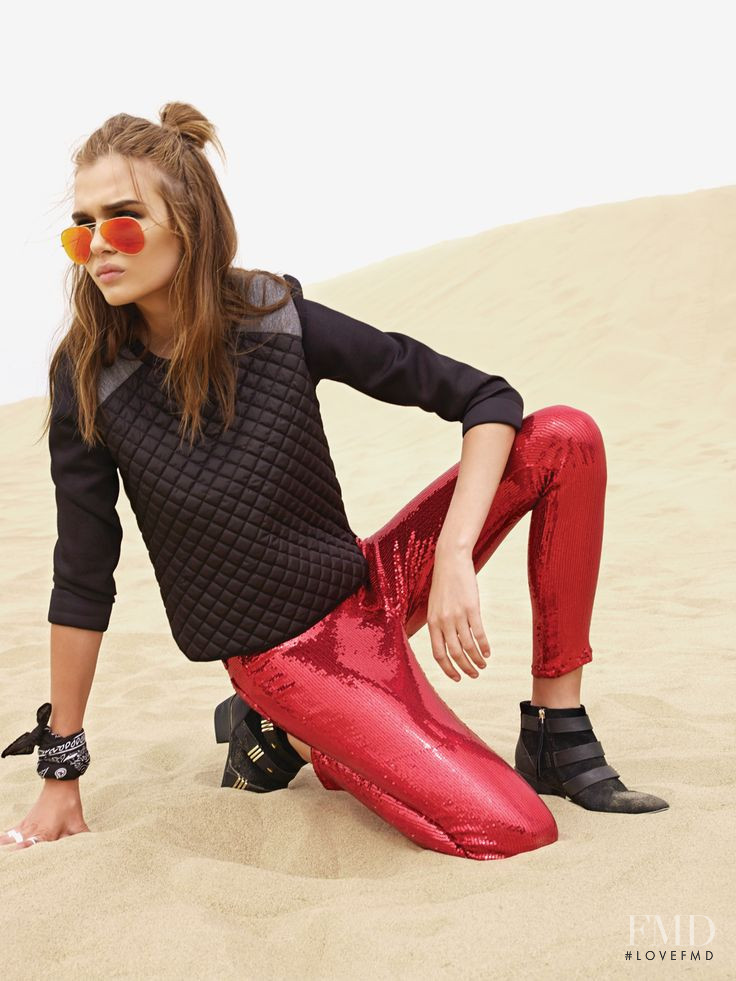 Josephine Skriver featured in  the REVOLVE lookbook for Pre-Fall 2013