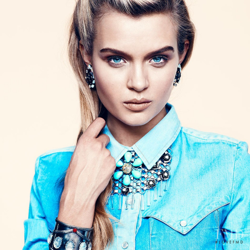 Josephine Skriver featured in  the Dannijo advertisement for Spring/Summer 2013