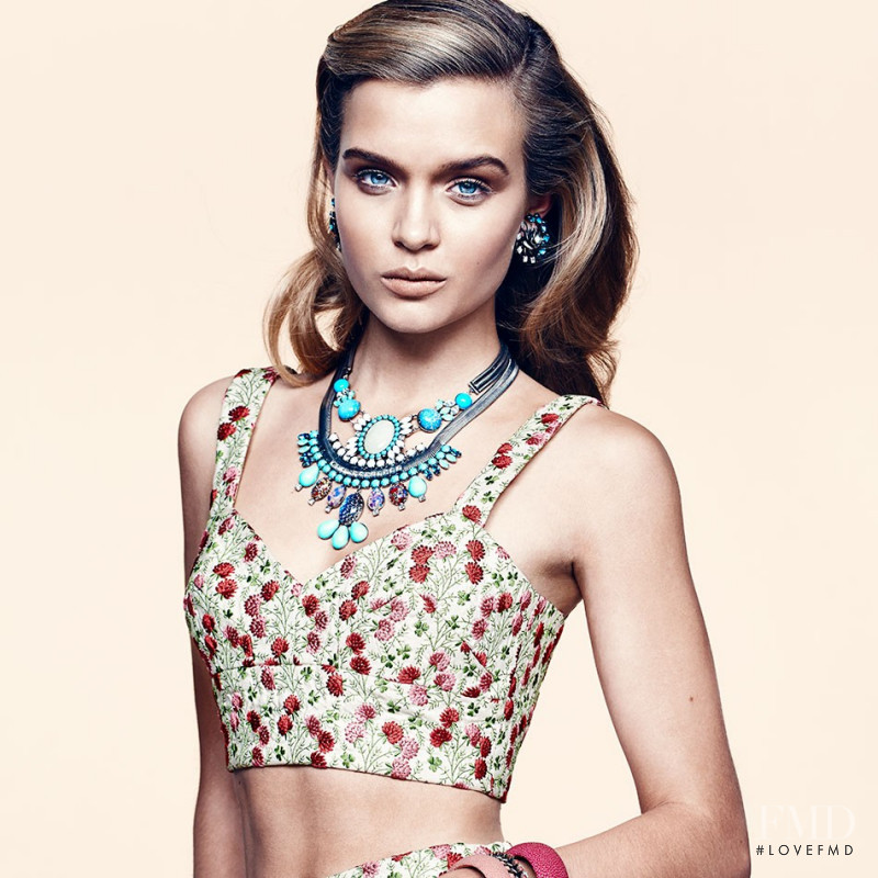 Josephine Skriver featured in  the Dannijo advertisement for Spring/Summer 2013