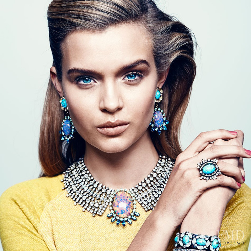 Josephine Skriver featured in  the Dannijo advertisement for Spring/Summer 2013