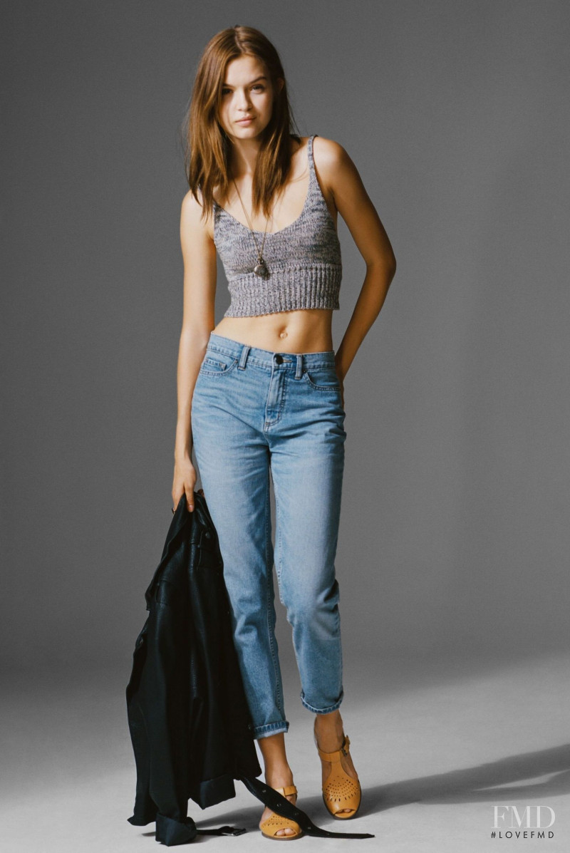 Josephine Skriver featured in  the Urban Outfitters catalogue for Winter 2014