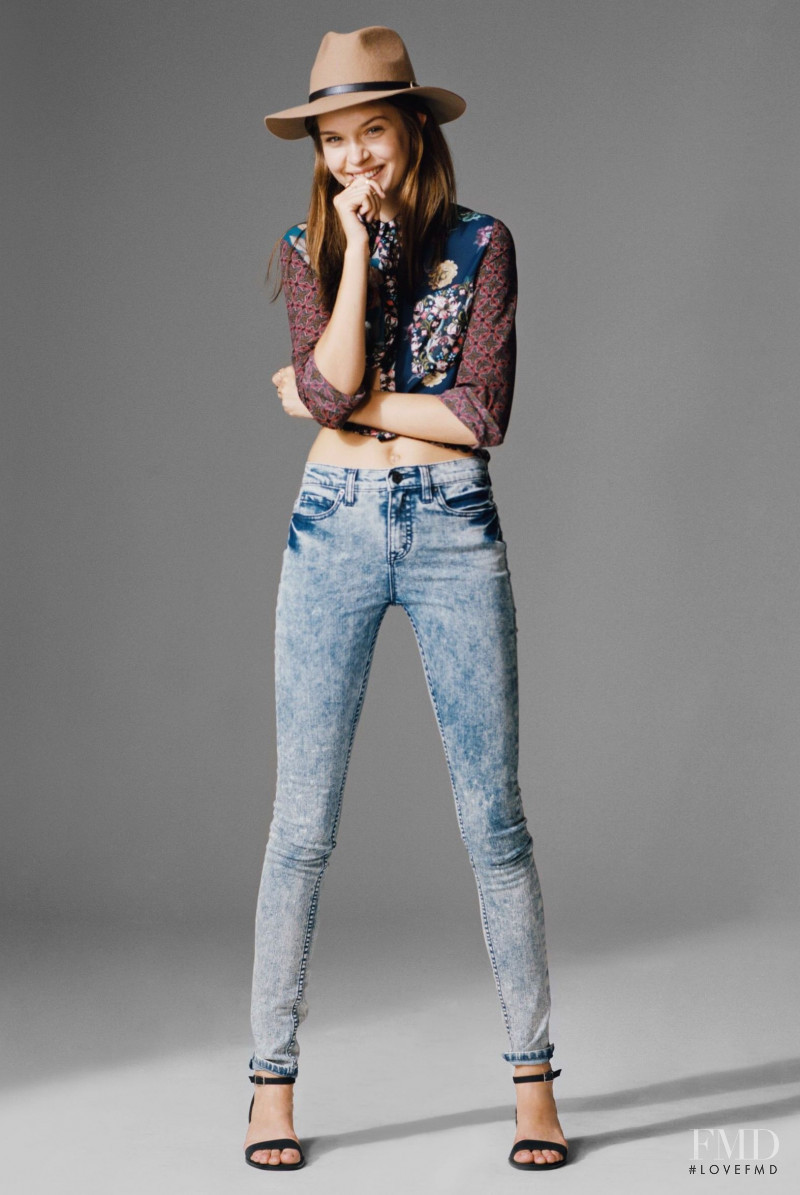 Josephine Skriver featured in  the Urban Outfitters catalogue for Winter 2014