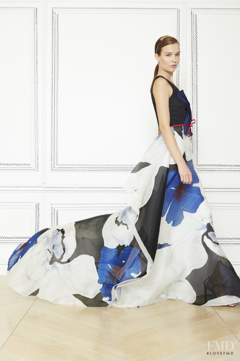 Josephine Skriver featured in  the Carolina Herrera lookbook for Resort 2014