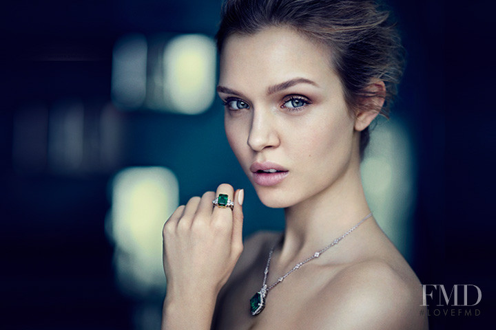 Josephine Skriver featured in  the Gemfields advertisement for Autumn/Winter 2012