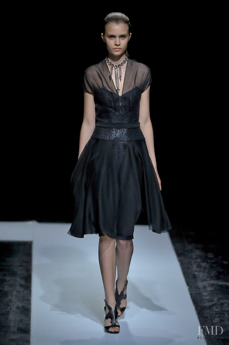 Josephine Skriver featured in  the Maxime Simoëns fashion show for Autumn/Winter 2011