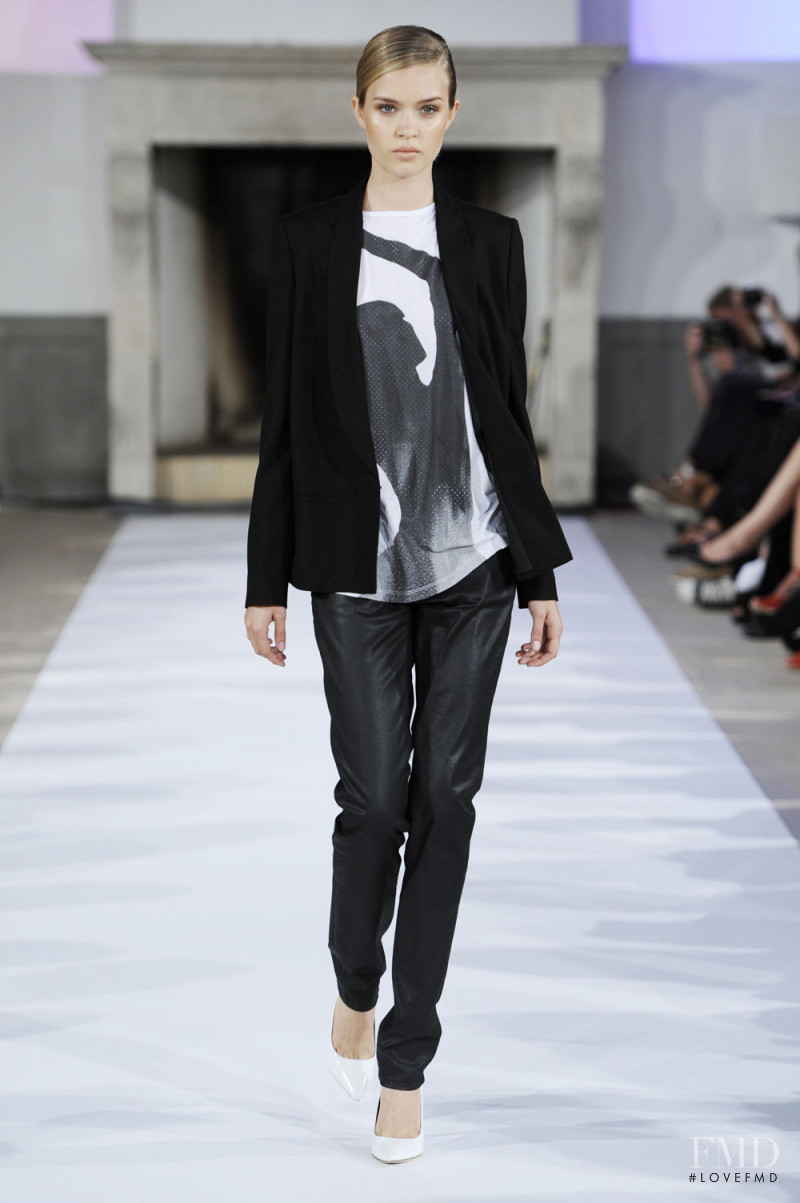 Josephine Skriver featured in  the Hugo Boss fashion show for Spring/Summer 2012
