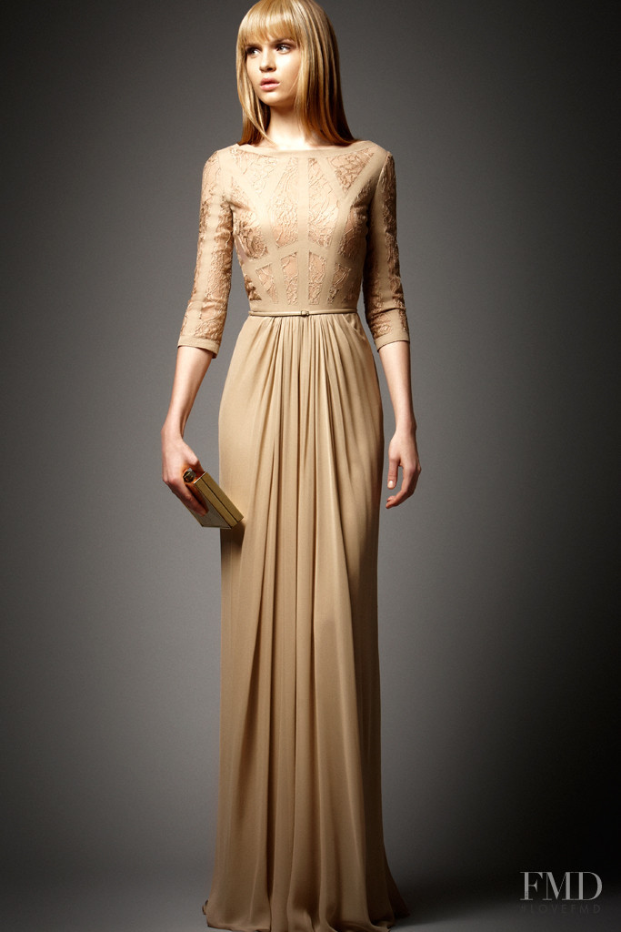 Josephine Skriver featured in  the Elie Saab lookbook for Pre-Fall 2012