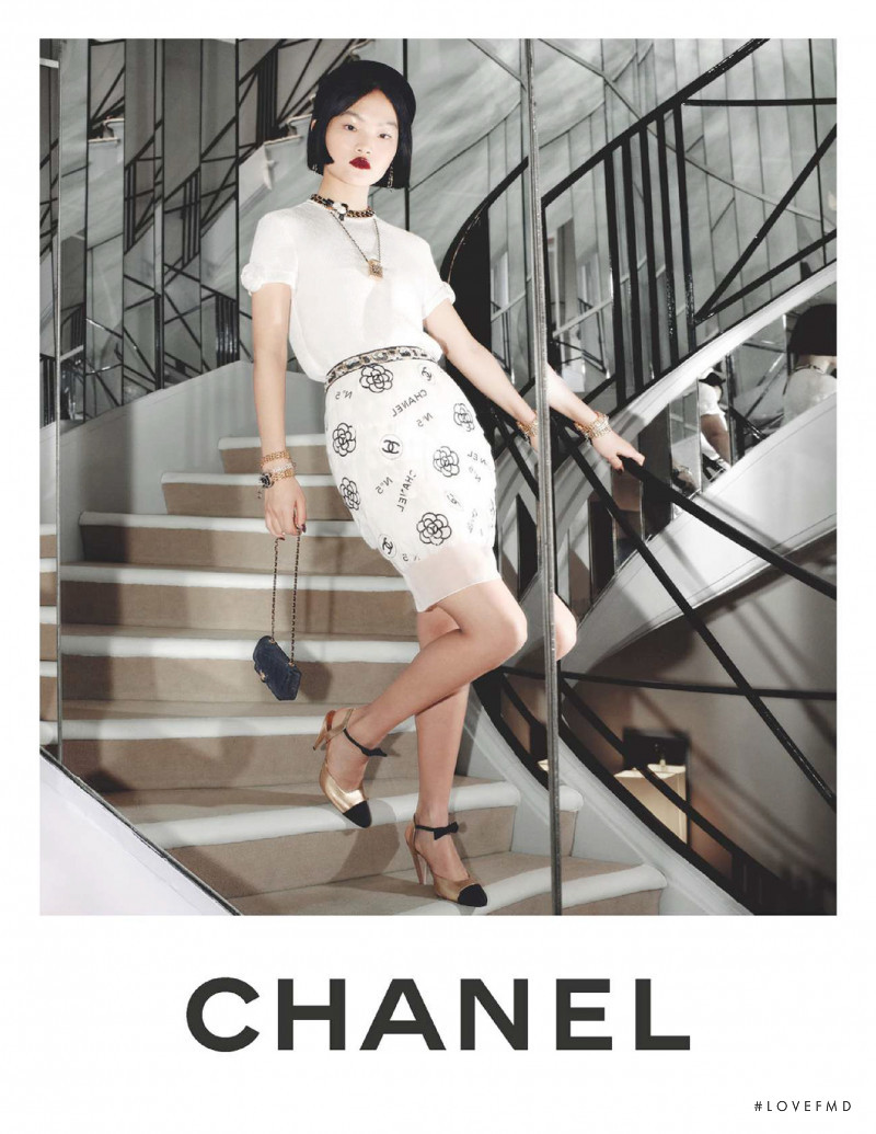 Pan Hao Wen featured in  the Chanel advertisement for Pre-Fall 2020