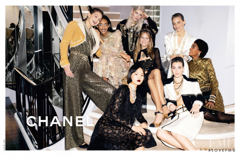Anna Ewers featured in  the Chanel advertisement for Pre-Fall 2020