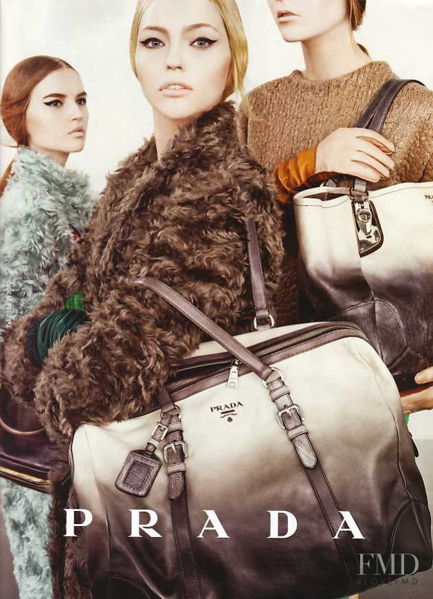 Anabela Belikova featured in  the Prada advertisement for Autumn/Winter 2007