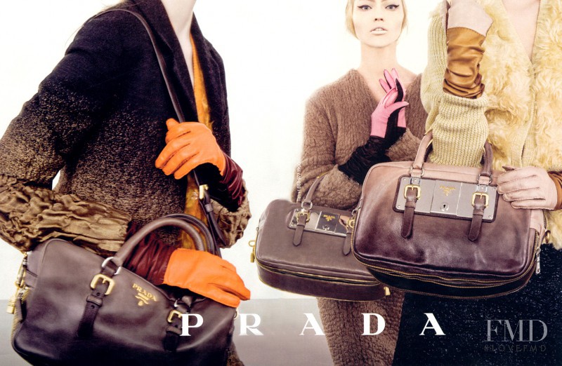 Anabela Belikova featured in  the Prada advertisement for Autumn/Winter 2007