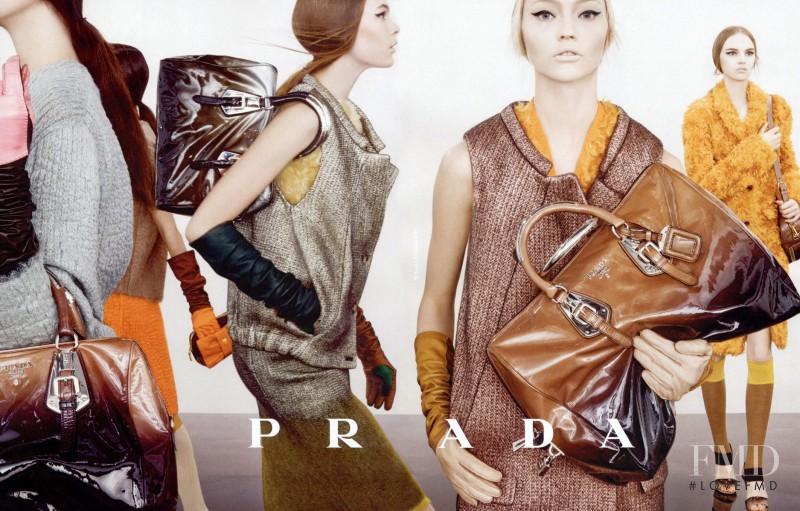 Anabela Belikova featured in  the Prada advertisement for Autumn/Winter 2007