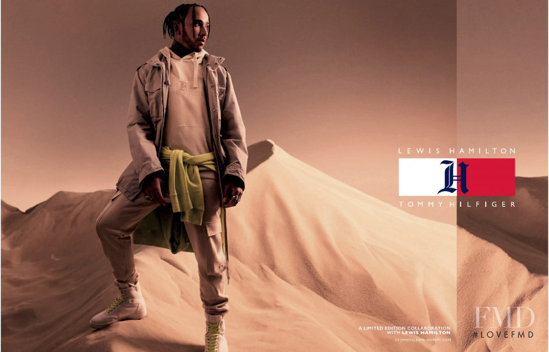 Tommy Hilfiger x Lewis Hamilton advertisement for Pre-Fall 2020