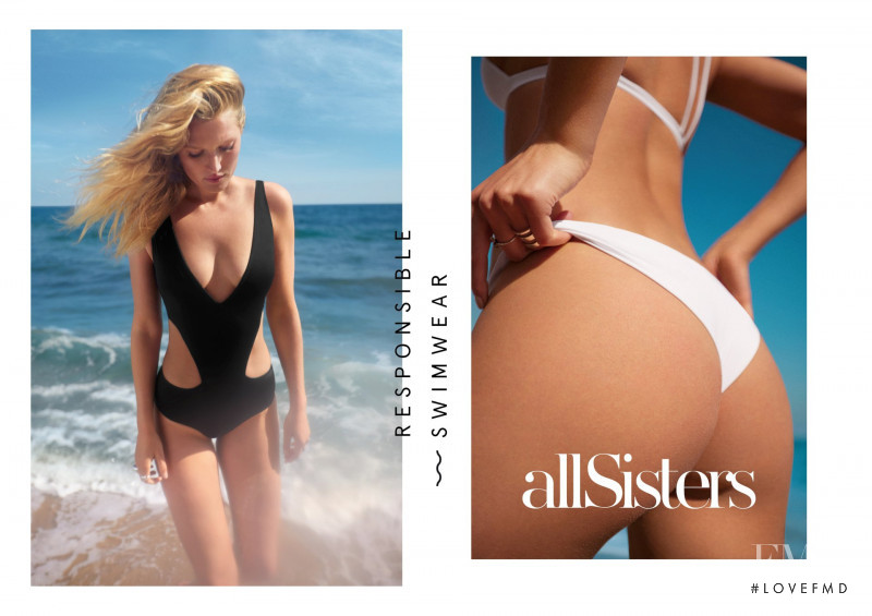 Toni Garrn featured in  the allSisters advertisement for Spring/Summer 2019