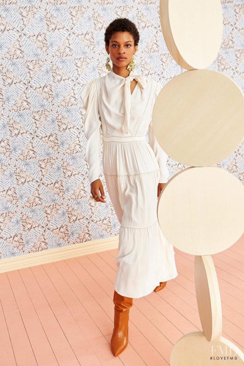 Theresa Hayes featured in  the Ulla Johnson lookbook for Resort 2021