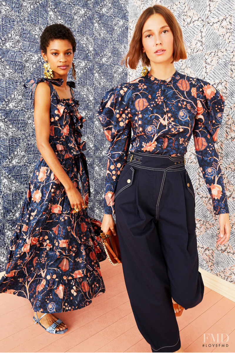 Mali Koopman featured in  the Ulla Johnson lookbook for Resort 2021