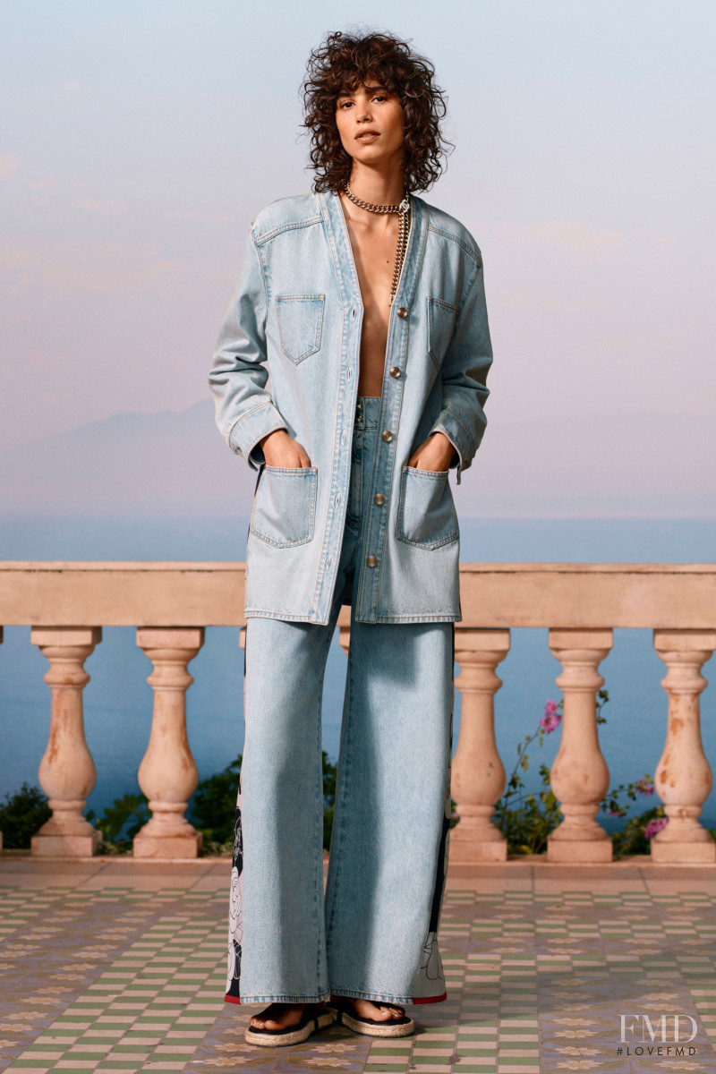 Mica Arganaraz featured in  the Chanel lookbook for Resort 2021