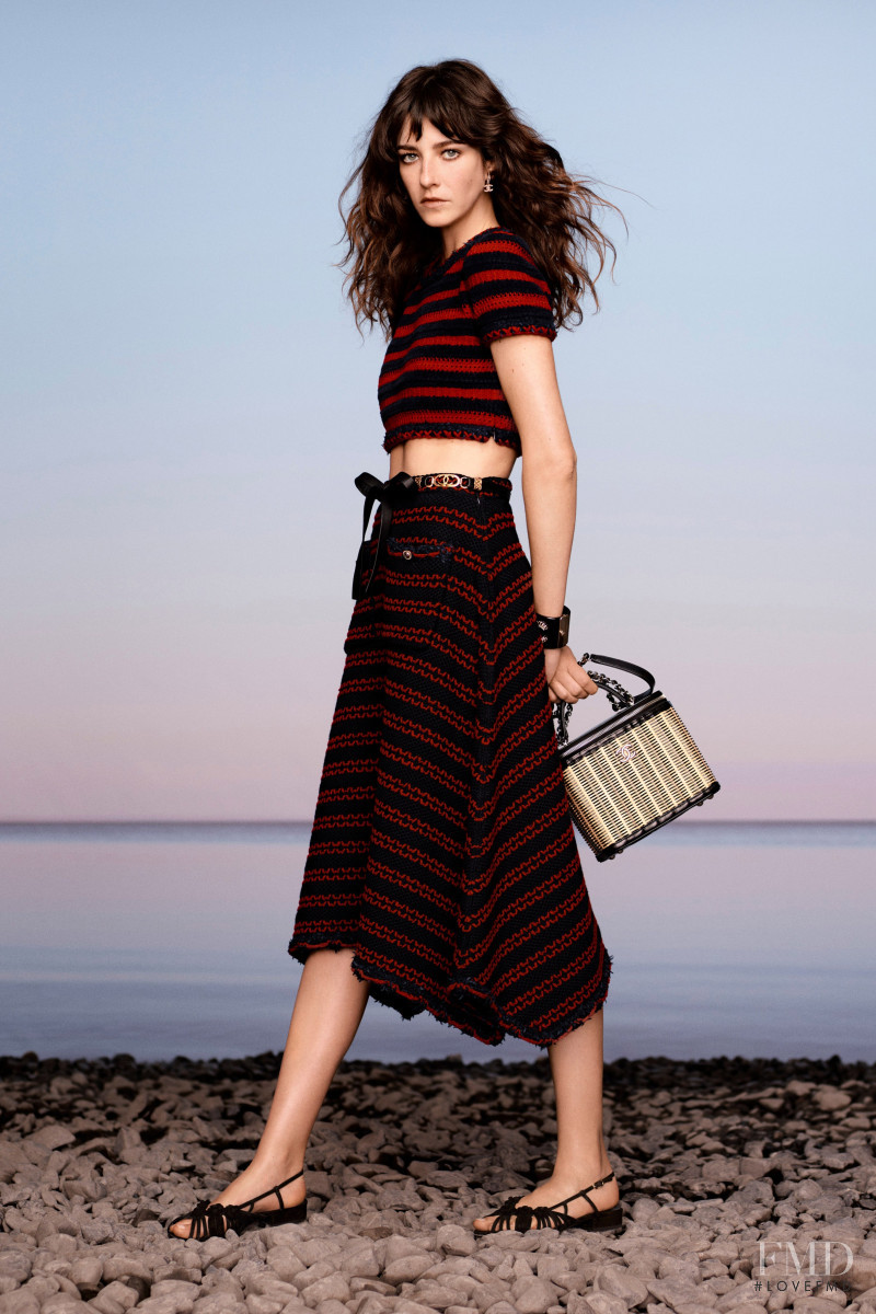 Cristina Herrmann featured in  the Chanel lookbook for Resort 2021