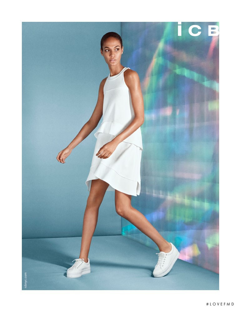 Joan Smalls featured in  the iCB advertisement for Spring/Summer 2014